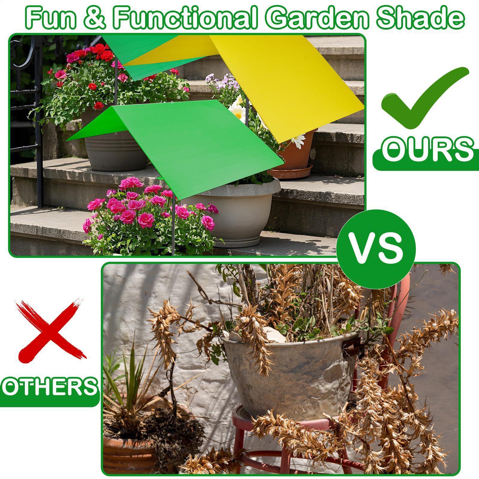 Bonsai Garden Backyard - Sombrilla para plantas, cubierta anti-UV para