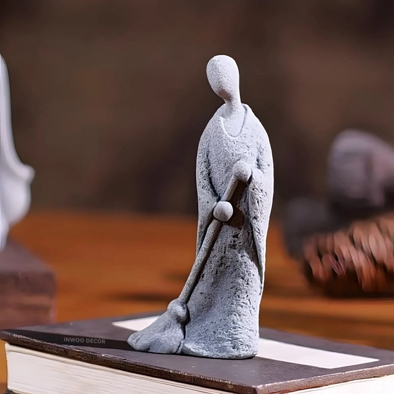 Estatua de Buda de piedra, fig - Bonsai Garden Desk reseña y precio