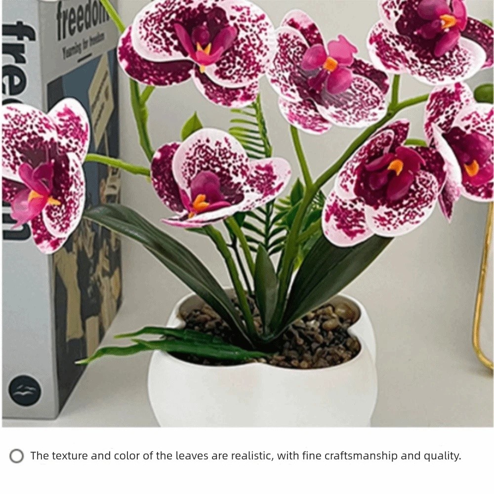 Orquídea Mariposa Artificial M - Bonsai Garden Kit reseña y precio
