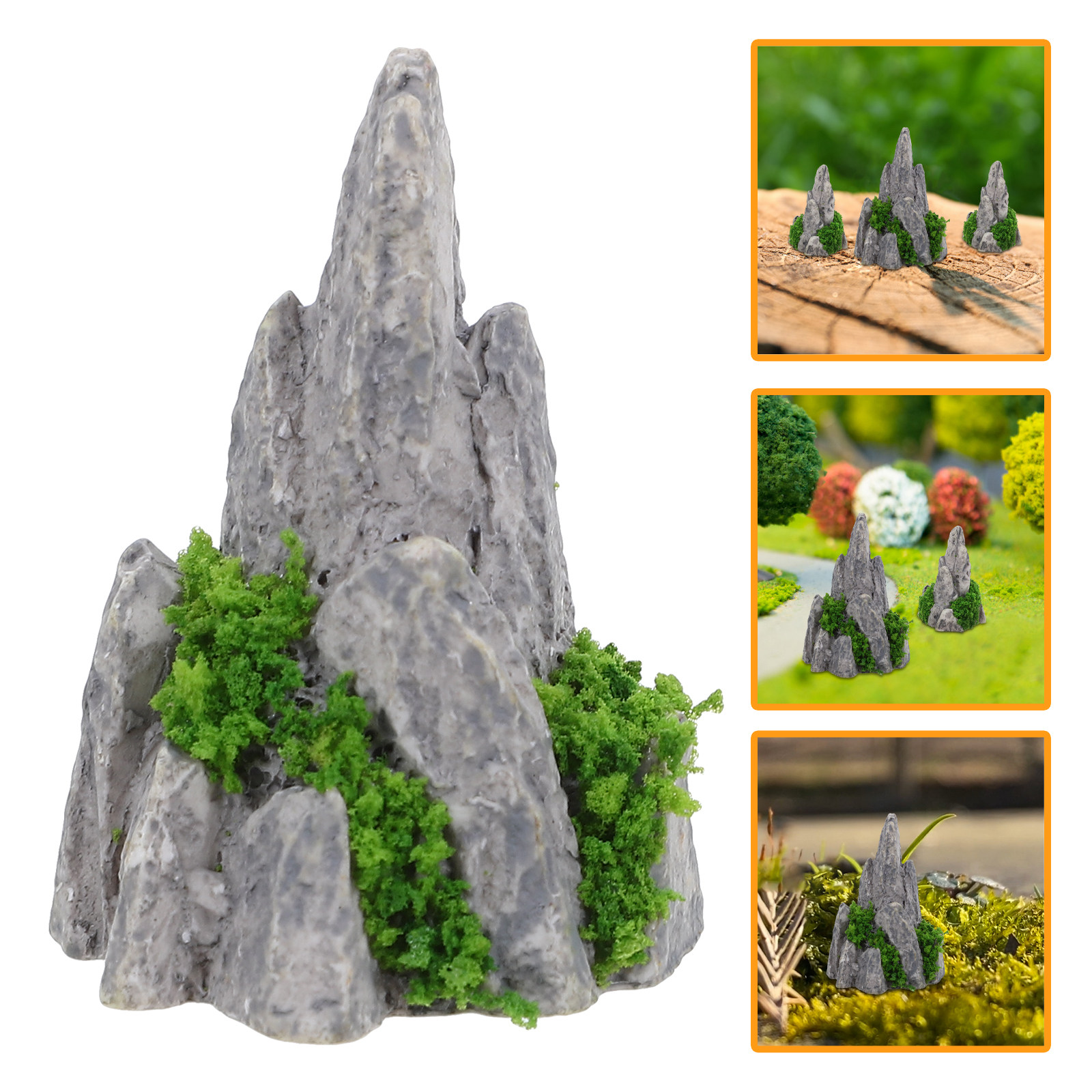 8 piezas de decoración de roca - Bonsai Garden Desk reseña y precio