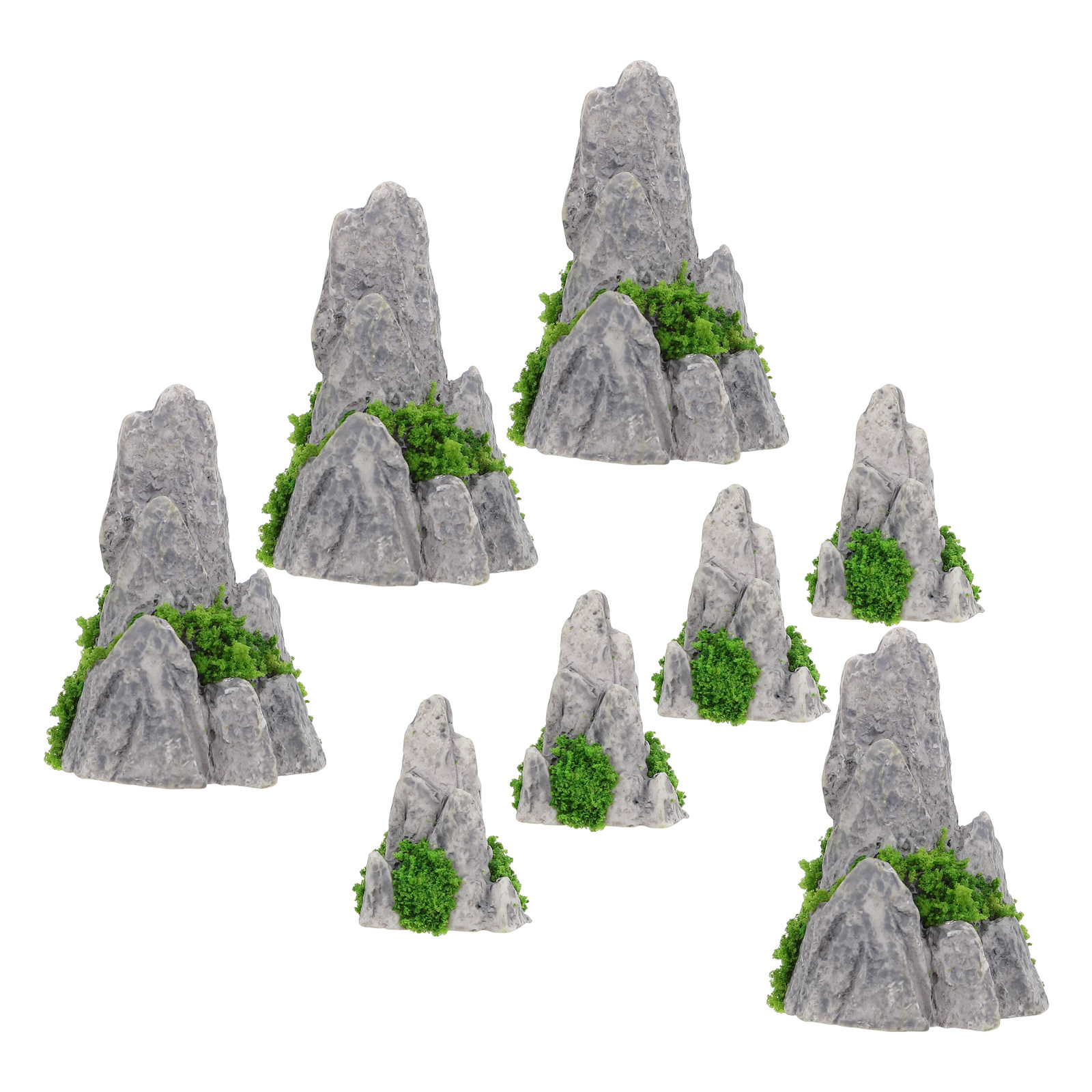 8 piezas de decoración de roca - Bonsai Garden Desk reseña y precio