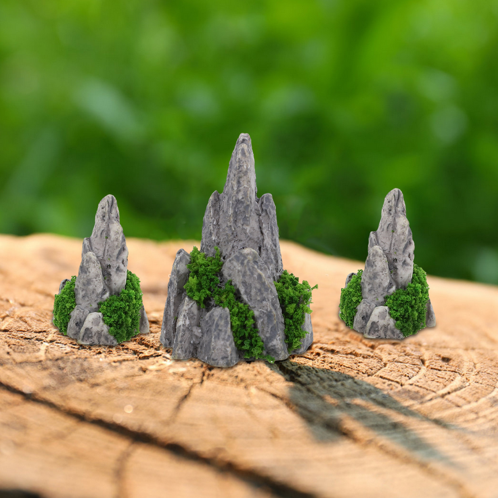 8 piezas de decoración de roca - Bonsai Garden Desk reseña y precio